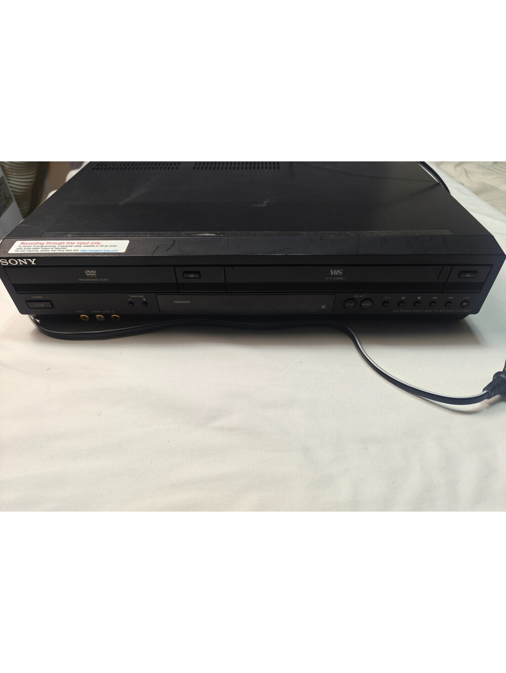 Sony SLV-D281P DVD/VCR Combo Player Tested WORKING NO REMOTE